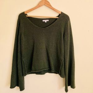 Women’s Don’t Ask Why Green Knit Sweater